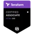 HashiCorp Certified: Terraform Associate (003) badge, HashiCorp